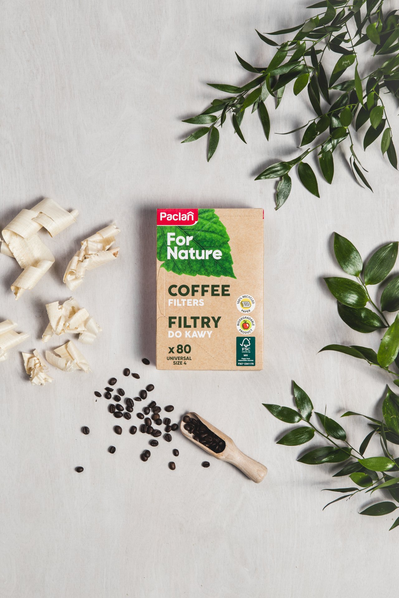 Paclan For Nature filtry do kawy 80 sztuk 2