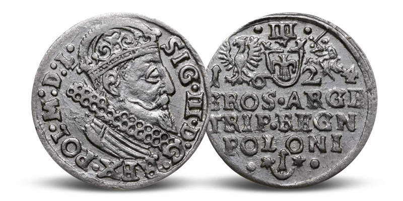 Srebrna Moneta historyczna o wartości kolekcjonerskiej jej wartość przekracza cenę srebra na rynku