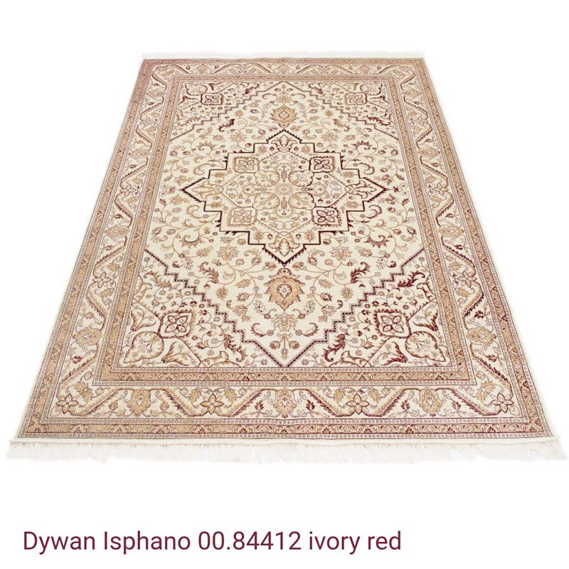 dywan isphano 0084412 ivory red 1